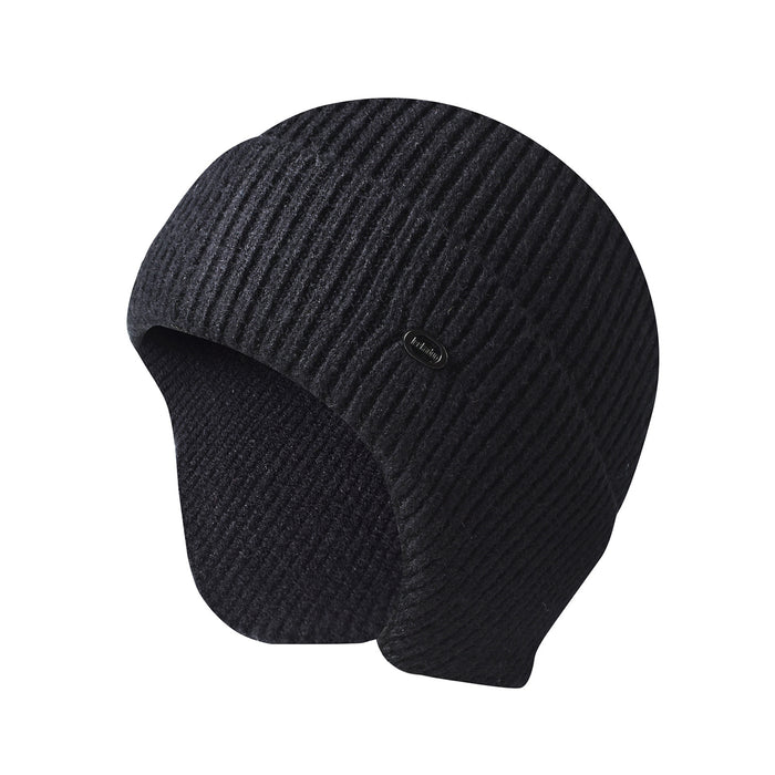 Wholesale Hat Acrylic Winter Warm Ear Guards Outdoor Riding Knitted Cap JDC-FH-GuanXuan001