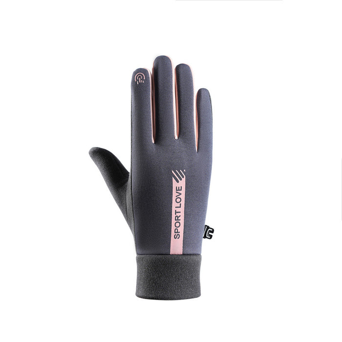 Wholesale Gloves De Velvet Simple Warm Thick Touch Screen JDC-GS-ZhuX007