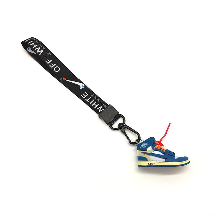 Wholesale Vinyl Sneakers Lanyard Keychain (F) JDC-KC-YTai006