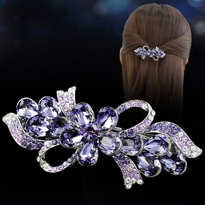 Wholesale hairpin rhinestone medium top clip small clip JDC-HC-DLA001