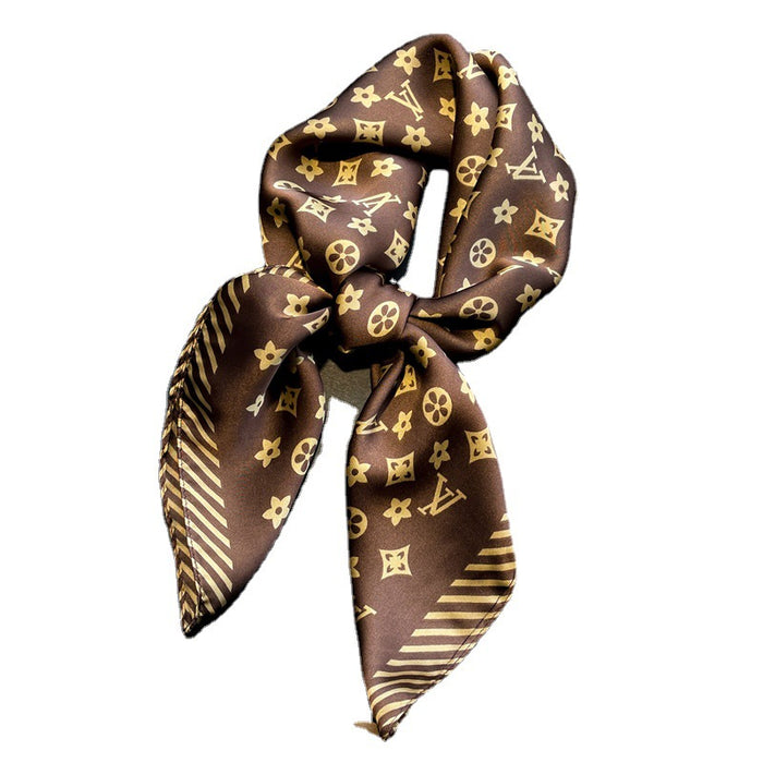 Wholesale Silk Scarf silk print (F) MOQ≥2 JDC-SS-Bair003