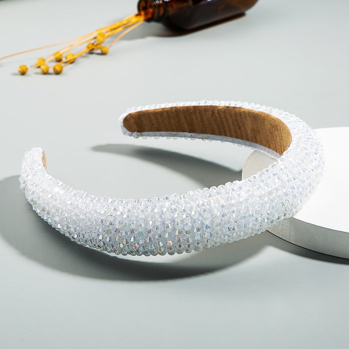 Jewelry WholesaleWholesale crystal fabric sponge headband JDC-HD-YiS004 Headband 镱森 %variant_option1% %variant_option2% %variant_option3%  Factory Price JoyasDeChina Joyas De China