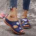 Jewelry WholesaleWholesale plus size slip-on slippers summer roman shoes wedge platform sandals JDC-SD-YanY002 Sandal 燕燕 %variant_option1% %variant_option2% %variant_option3%  Factory Price JoyasDeChina Joyas De China