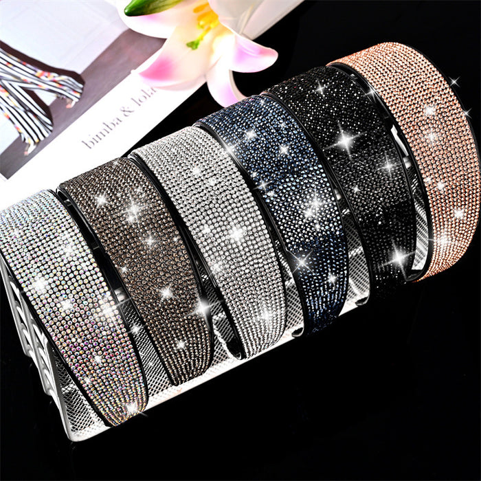 Jewelry WholesaleWholesale full diamond with toothed diamond rhinestone hair band JDC-HD-YingY004 Headband 迎源 %variant_option1% %variant_option2% %variant_option3%  Factory Price JoyasDeChina Joyas De China