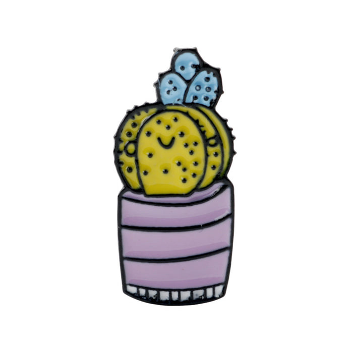 Jewelry WholesaleWholesale Cartoon Cactus Succulent Electroplating Alloy Brooch JDC-BC-AWen001 Brooches 艾文 %variant_option1% %variant_option2% %variant_option3%  Factory Price JoyasDeChina Joyas De China