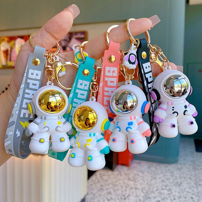 Wholesale Keychains For Backpacks cartoon cool astronaut car keychain JDC-KC-MSi019