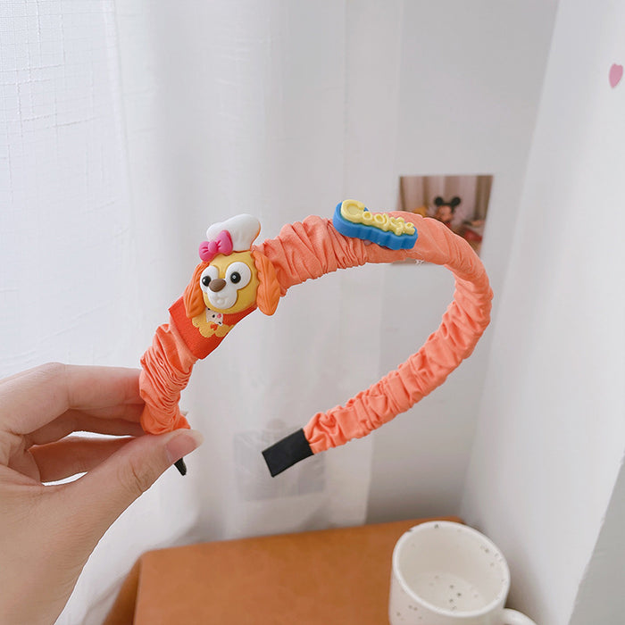 Wholesale Headband Plastic Kids Candy Pleated Cute JDC-HD-MeiS001