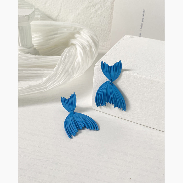 Wholesale Earrings Alloy Creative Fishtail Shape JDC-ES-Baolai011