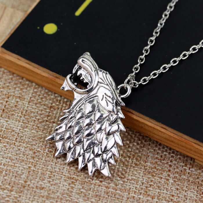 Jewelry WholesaleWholesale Periphery Wolf Head Necklace Logo Keychain JDC-KC-AWen007 Keychains 艾文 %variant_option1% %variant_option2% %variant_option3%  Factory Price JoyasDeChina Joyas De China