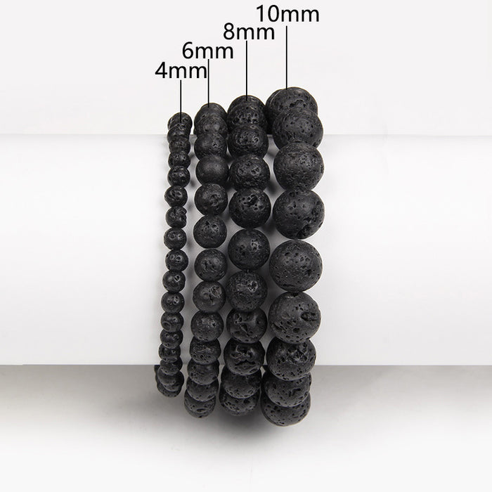 Wholesale Natural Stone Volcanic Stone Bracelet JDC-BT-liehuo005