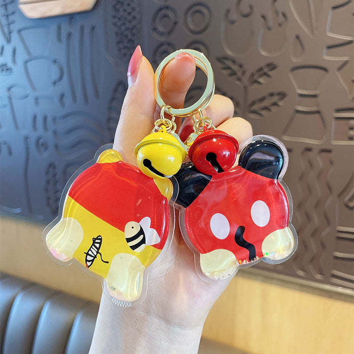 Wholesale Keychains TPU Cute Cartoon Floating Quicksand (M) JDC-KC-MXiong014