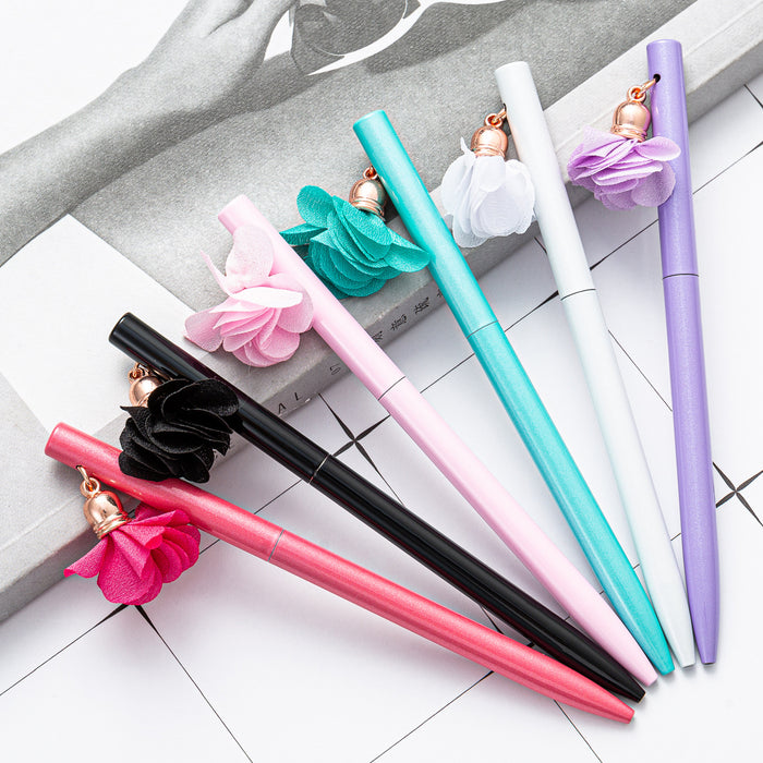 Wholesale Ballpoint Pen Metal Cute Flower Roller Pen JDC-BP-HongD008