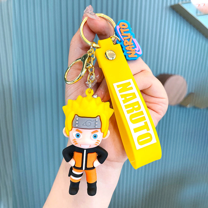 Wholesale Keychains PVC Metal Naruto MOQ≥2 JDC-KC-LeZ023