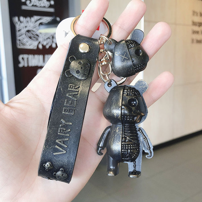 Wholesale Keychains Metal Skull Bear JDC-KC-FeiRun090