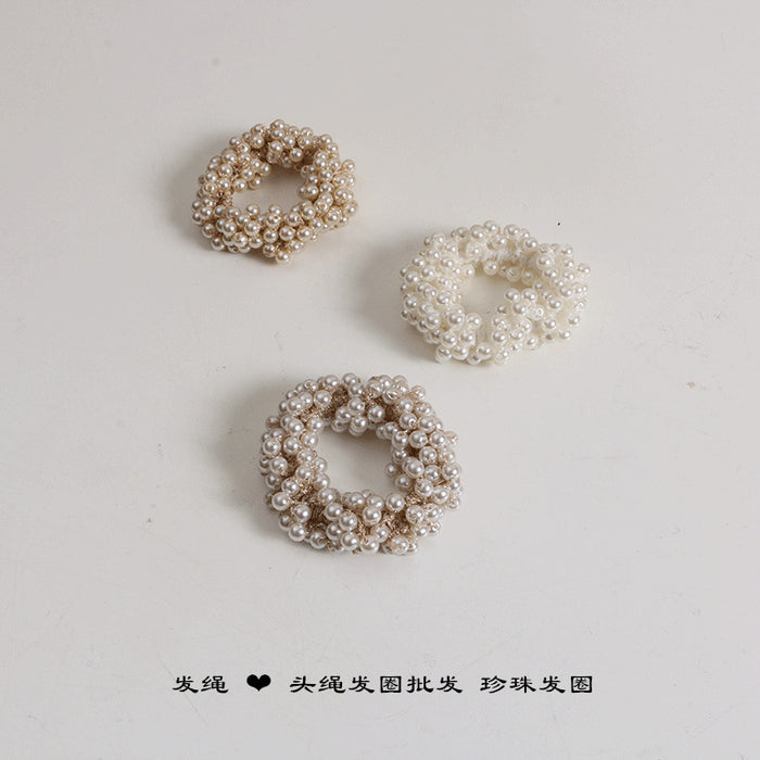 Wholesale Simple Braided Beaded Head Rope Hair Ring JDC-HS-TengH002