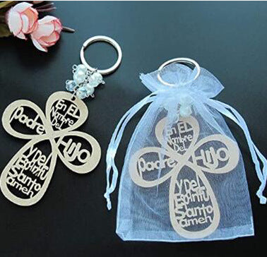 Wholesale Wooden Brand Virgin Mary Alloy Keychain MOQ≥2 JDC-KC-SShan001