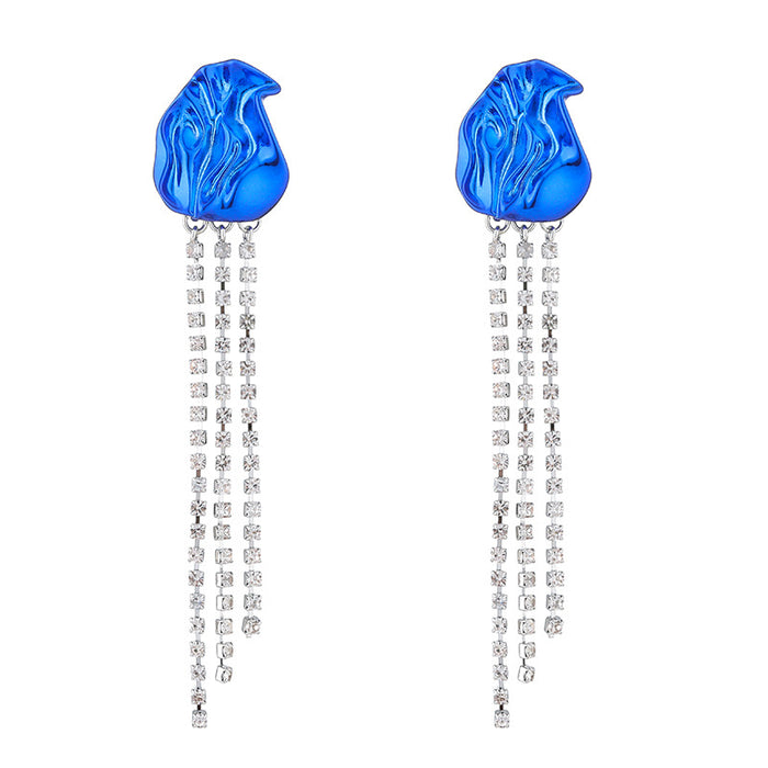 Wholesale Earrings Alloy Copper Claw Chain Tassel JDC-ES-KenJ009