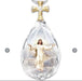 Jewelry WholesaleWholesale Crystal Cross Necklace Two Tone Pendant Prayer Necklace JDC-NE-YuJ004 necklaces 云锦 %variant_option1% %variant_option2% %variant_option3%  Factory Price JoyasDeChina Joyas De China