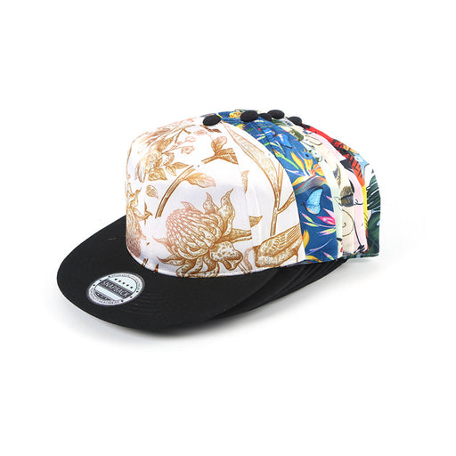 Jewelry WholesaleWholesale Imitation Silk Breathable Printing Baseball Hat Flat Brim Hat MOQ≥2 JDC-FH-ZhuoP003 Fashionhat 卓澎 %variant_option1% %variant_option2% %variant_option3%  Factory Price JoyasDeChina Joyas De China