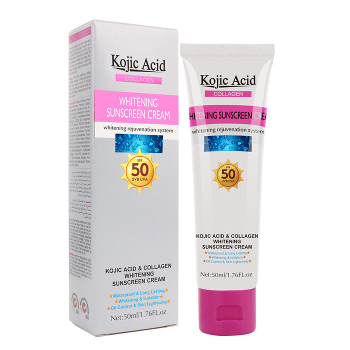 Jewelry WholesaleWholesale kojic acid UV protection moisturizing brightening 50g sunscreen JDC-SC-LFB001 Sunscreen 丽肤宝 %variant_option1% %variant_option2% %variant_option3%  Factory Price JoyasDeChina Joyas De China