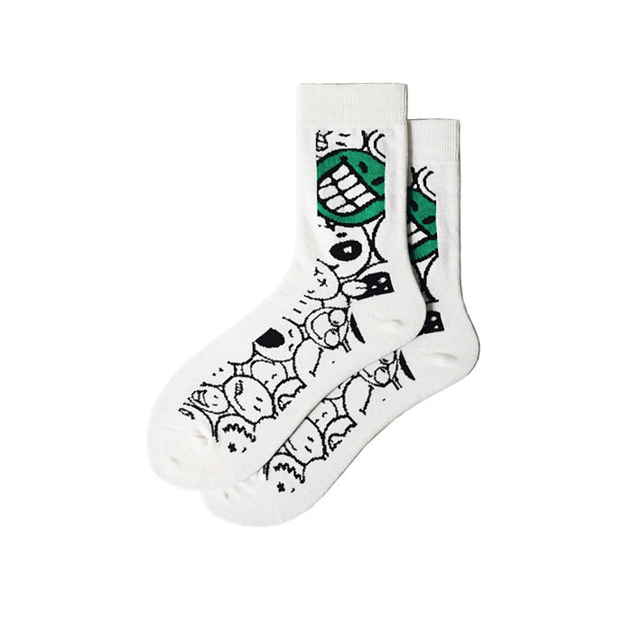 Jewelry WholesaleWholesale Cartoon Cotton Mid Tube Socks JDC-SK-MoX001 Sock 莫喧 %variant_option1% %variant_option2% %variant_option3%  Factory Price JoyasDeChina Joyas De China