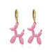 Jewelry WholesaleWholesale Candy Color Cartoon Balloon Dog Alloy Earrings JDC-ES-ZL018 Earrings 钻拉 %variant_option1% %variant_option2% %variant_option3%  Factory Price JoyasDeChina Joyas De China