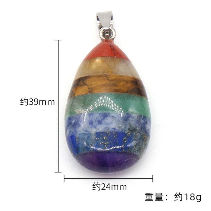 Wholesale Pendant Natural Crystal Set Splicing MOQ≥2 JDC-PT-JingC002