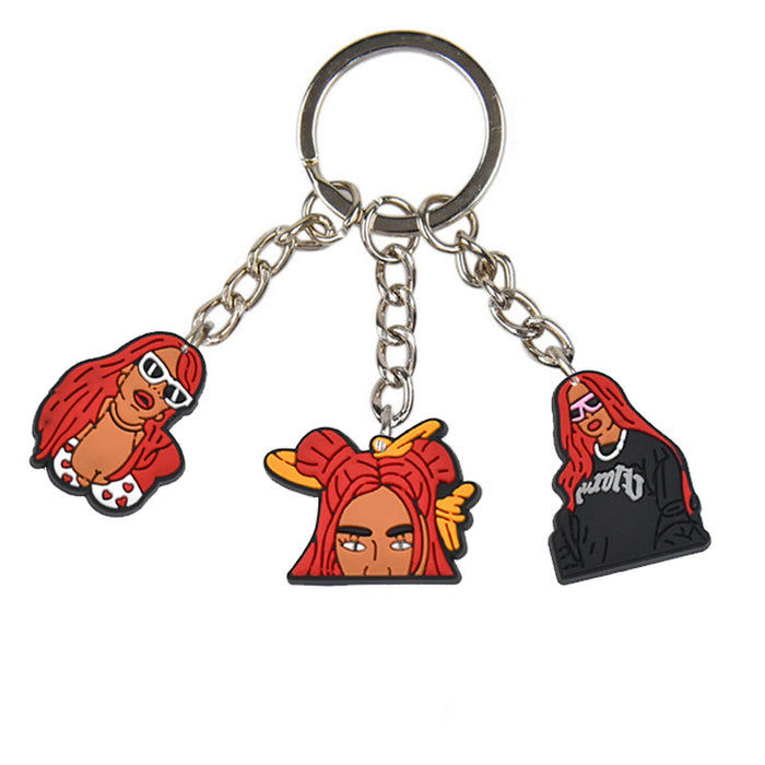 Wholesale Keychains PVC Cute Cartoon Anime(M) MOQ≥10 JDC-KC-BZYH002