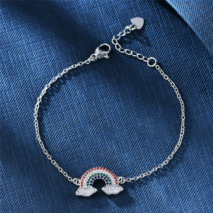 Wholesale Bracelet Ladies Fashion Simple Rainbow Cloud Bracelet JDC-BT-DiL004