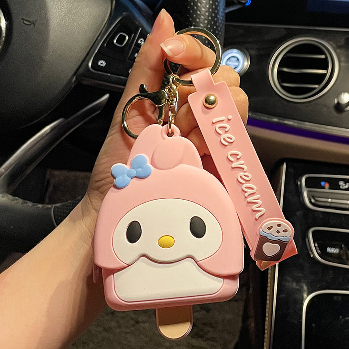 Wholesale cartoon cute coin purse keychain pendant MOQ≥2 JDC-KC-XinJY005