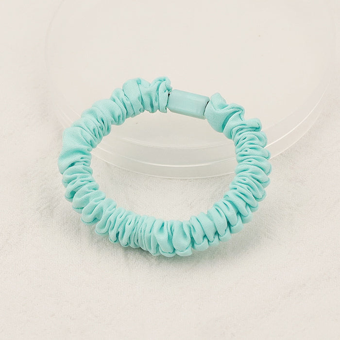 Wholesale Hair Scrunchies Cloth Cream Color Cute JDC-HS-ZanY001