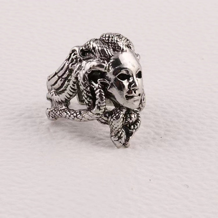 Wholesale Rings Alloy Medusa Adjustable Hip Hop Punk MOQ≥2 JDC-RS-TangX001