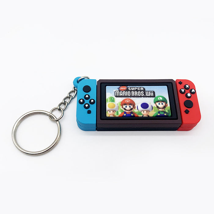 Wholesale Cartoon Silicone Game Machine Keychain MOQ≥2 JDC-KC-HAn001