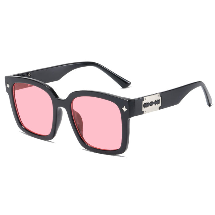 Wholesale Sunglasses PC Lens Plastic Frame MOQ≥2 JDC-SG-WNBK001