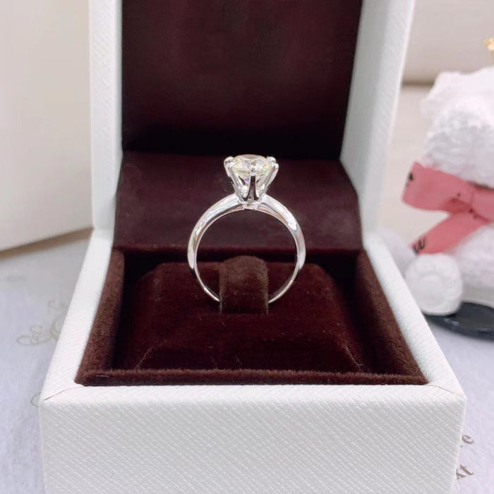 Jewelry WholesaleWholesale S925 silver morsonite ring JDC-RS-BLX083 Rings 宝来兴 %variant_option1% %variant_option2% %variant_option3%  Factory Price JoyasDeChina Joyas De China