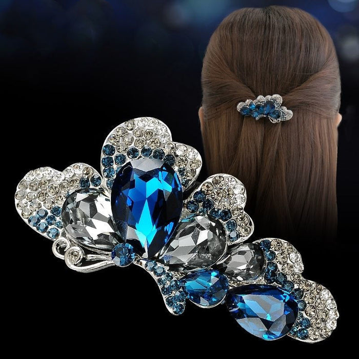 Wholesale hairpin rhinestone medium top clip small clip JDC-HC-DLA001