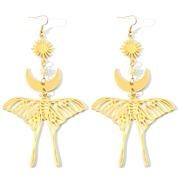 Jewelry WholesaleWholesale simple tassel Butterfly Earrings JDC-ES-ZhuoX008 Earrings 卓星 %variant_option1% %variant_option2% %variant_option3%  Factory Price JoyasDeChina Joyas De China