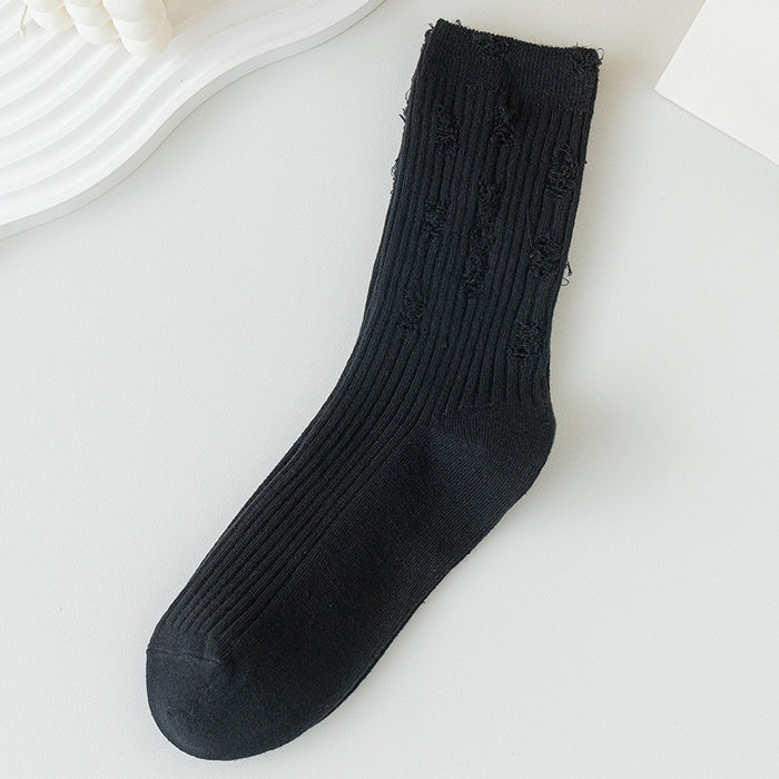 Wholesale Sock Cotton Sweat Absorbing Socks Hole Socks MOQ≥2 JDC-SK-CYu023