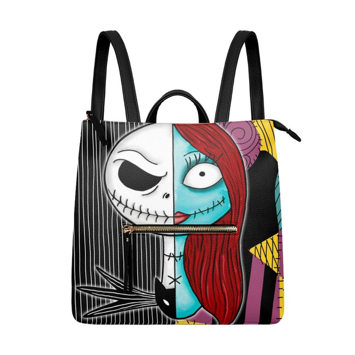 Wholesale Backpack PU Cartoon Printed Zipper Backpack (M) JDC-BP-Xinp001