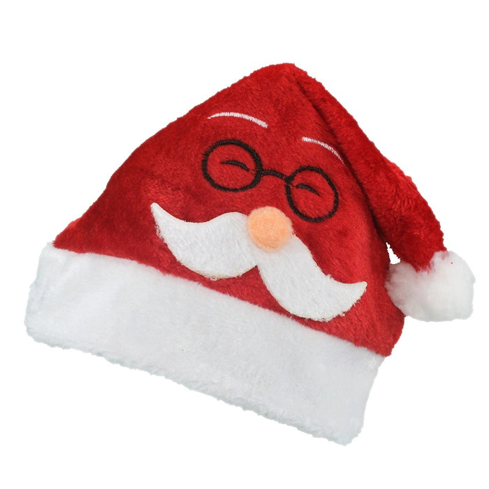 Wholesale Hat Cloth Christmas Embroidery Santa Claus Extended MOQ≥2 JDC-FH-WMing002