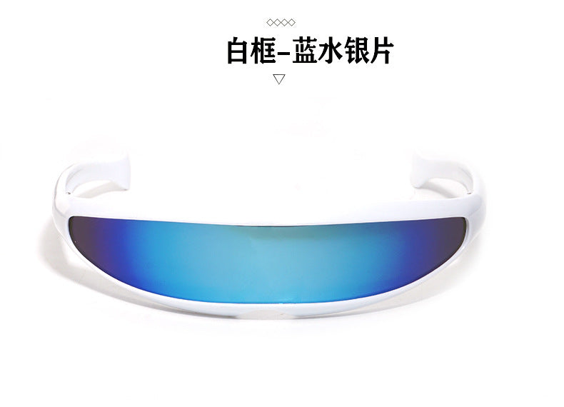 Wholesale Laser Laser Glasses Space Robot One Piece Mercury Lens Sunglasses JDC-SG-YAG001