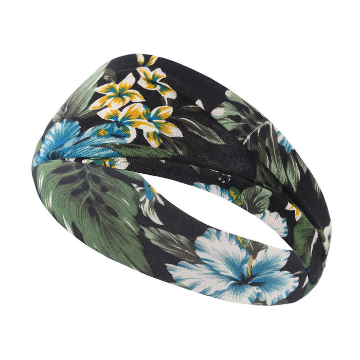 Wholesale Elastic Cross Fabric Headband JDC-HD-FAB003