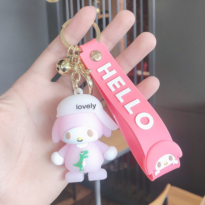 Wholesale Keychain PVC Cute Cartoon Doll Ornament JDC-KC-FeiRun083