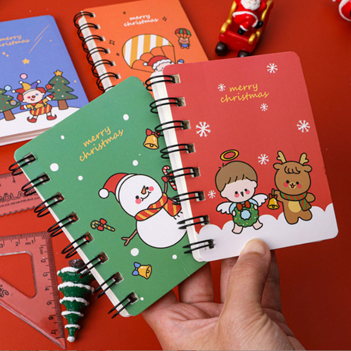 Wholesale Notebook Paper Cartoon Christmas Coil Book JDC-NK-KuY005