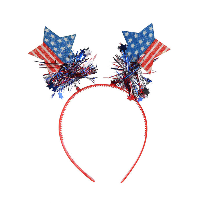 Jewelry WholesaleWholesale 4th of July Independence Day Party Carnival Patriotic Parade Dress Up Headband MOQ≥3 JDC-HD-Hanshie001 Headband 韩施儿 %variant_option1% %variant_option2% %variant_option3%  Factory Price JoyasDeChina Joyas De China