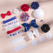 Jewelry WholesaleWholesale Kids DIY Head Ornament Accessories Independence Day Bow Headband JDC-HD-QiuN004 Headband 丘诺 %variant_option1% %variant_option2% %variant_option3%  Factory Price JoyasDeChina Joyas De China