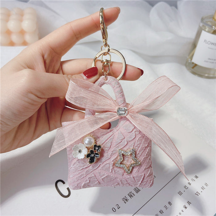 Wholesale Lace Bag Shape Keychain JDC-KC-LX049