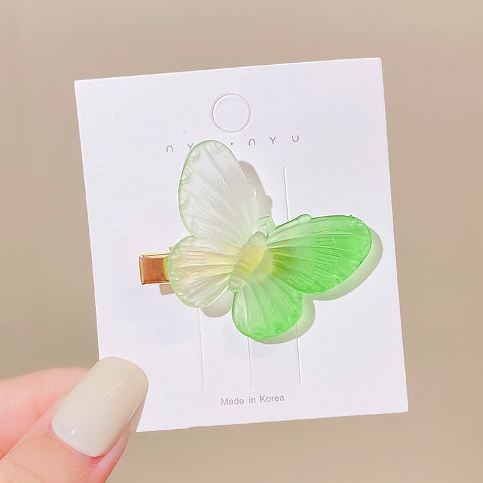 Jewelry WholesaleWholesale gradient color butterfly hair clip broken hair bang clip JDC-HC-I407 Hair Clips 溪南 %variant_option1% %variant_option2% %variant_option3%  Factory Price JoyasDeChina Joyas De China