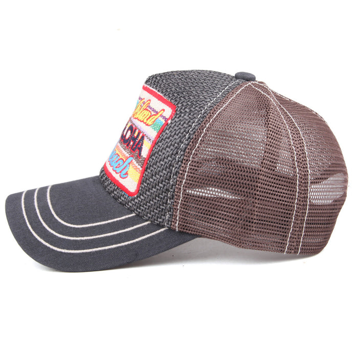 Wholesale beach new patch mesh cap baseball cap JDC-FH-ZhiLa001