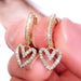 Jewelry WholesaleWholesale Hollow Heart Drop Earrings Gift JDC-ES-CaoS035 Earrings 曹适 %variant_option1% %variant_option2% %variant_option3%  Factory Price JoyasDeChina Joyas De China